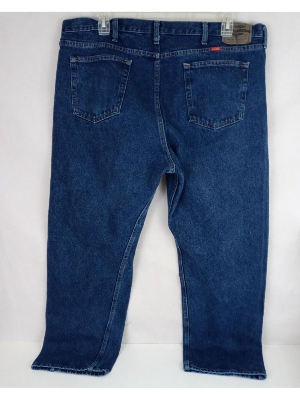 Wrangler Men's Relaxed Fit Dark Wash Bootcut Jeans Size 44x30